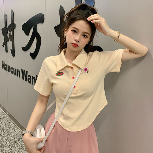 正肩V领设计感小众新款上衣
