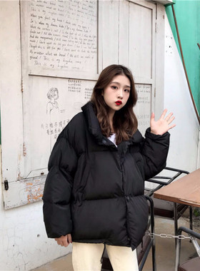 新款加厚短款棉服男女加厚外套