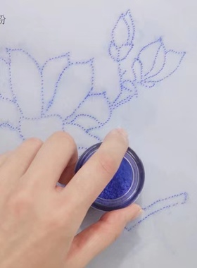 自产直销高级隐形粉 刷花粉 服装制衣刺绣用各种刷花粉高温褪色粉