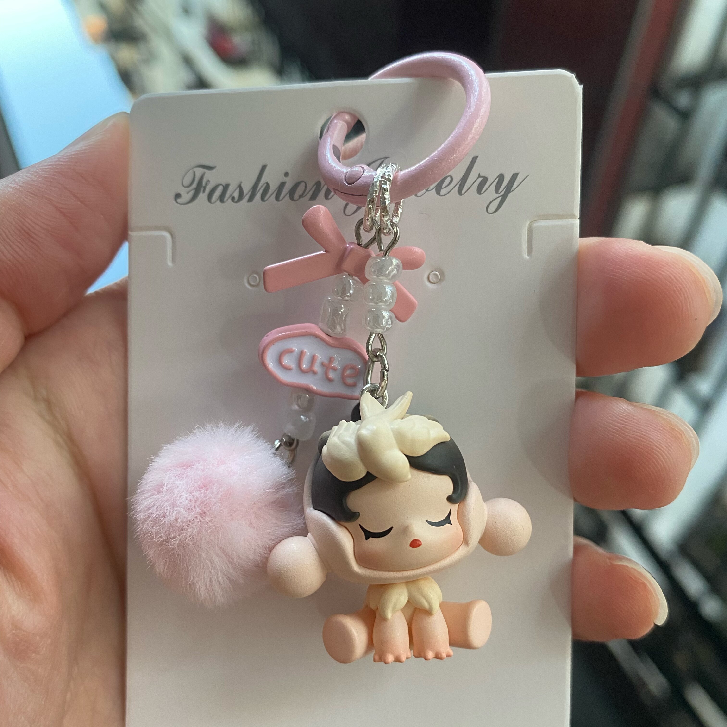 正品絮羽萌粒挂件摆件手机链钥匙钥匙扣