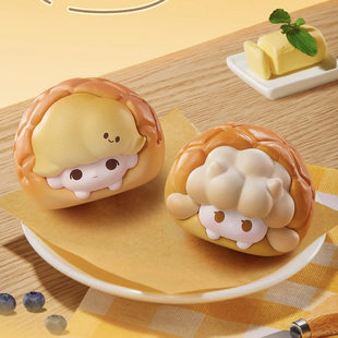 正版烤面包系列萌粒摆件潮玩迷你公仔钥匙扣手机链正品