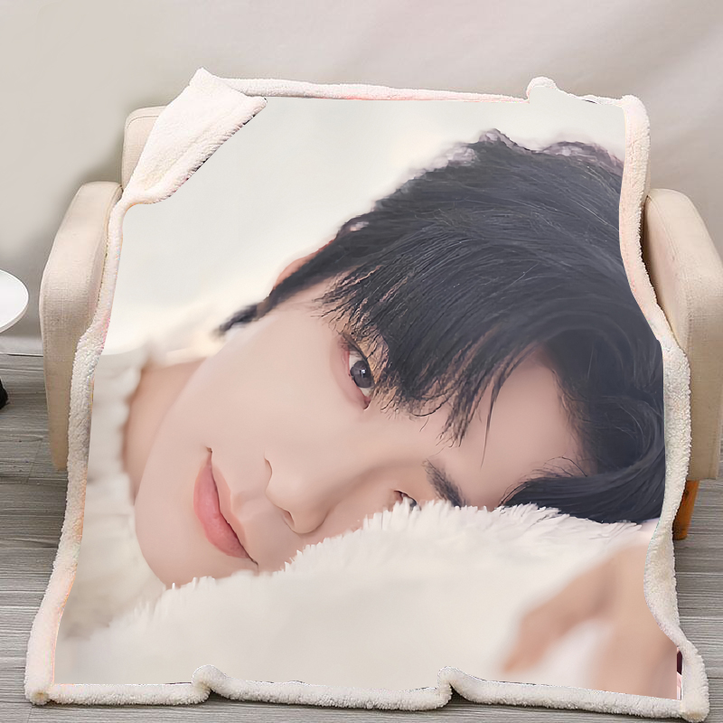 刘宇宁加厚羊羔绒毛毯子应援周边