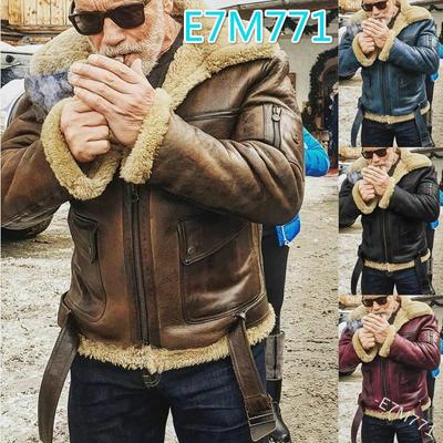 Fur integrated thickened warm wool coat 皮毛一体加厚毛毛外套