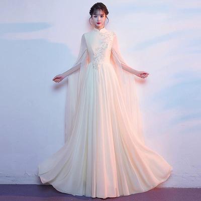 中国风大合唱团演出服女长裙