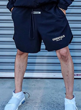 FOG Essentials运动休闲美式短裤梭织宽松高街速干五分篮球裤男夏