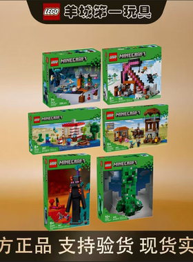 乐高21279/21275/21274/21278/21277/21276我的世界系列积木玩具