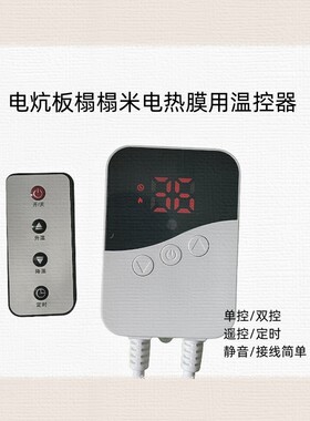 电炕暖电热膜单控双控温控器