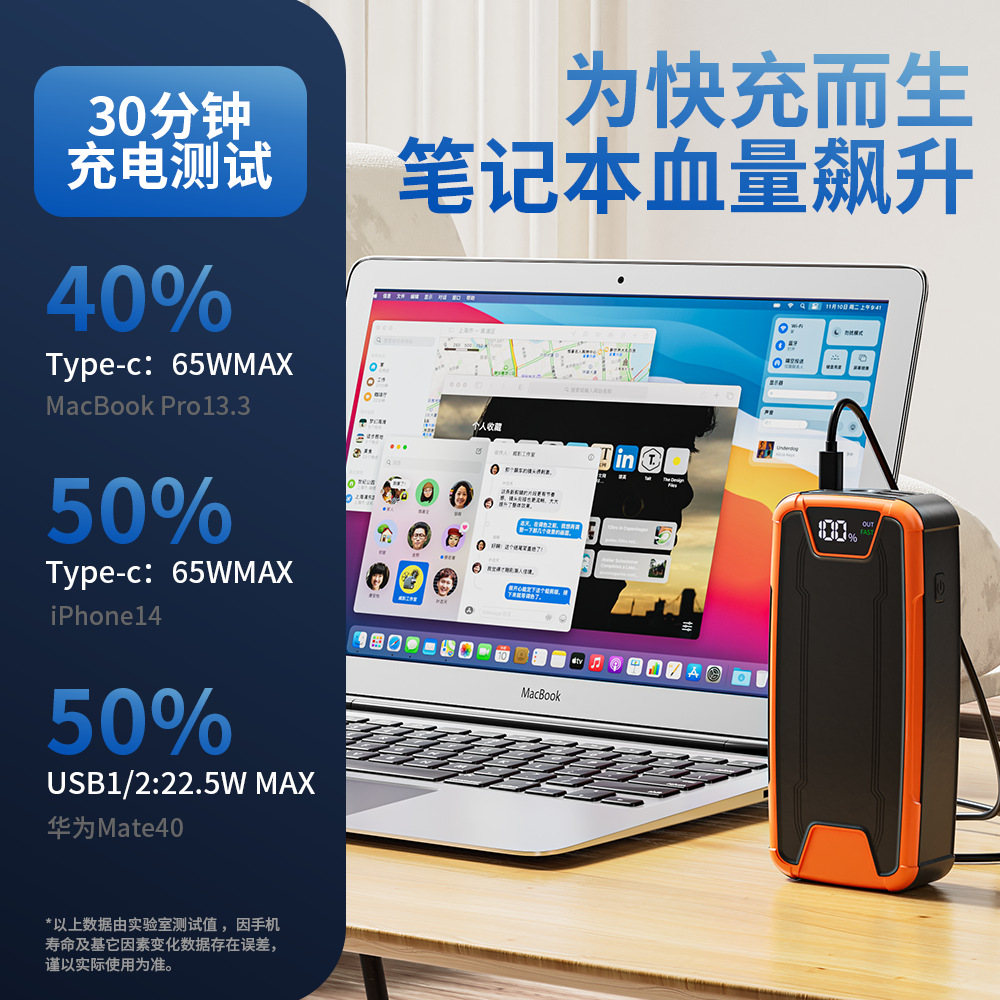 30000mAhpowerbankDC输出口12V