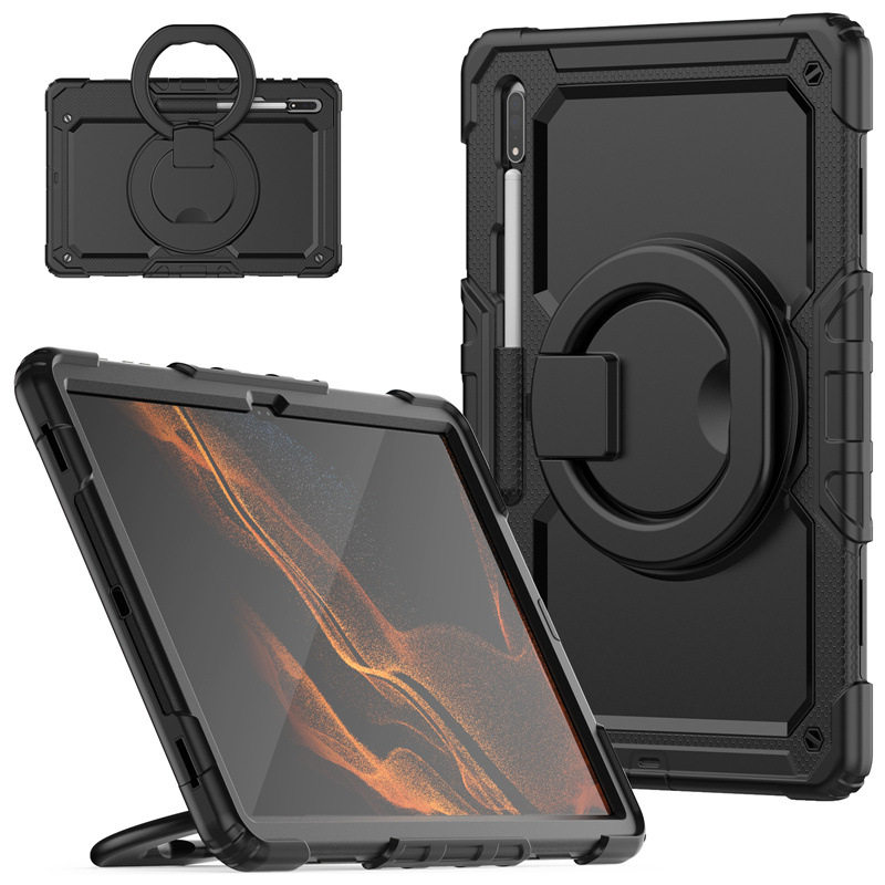 适用三星Samsung Tab S8Ultra Case back cover S8+ ring Holder