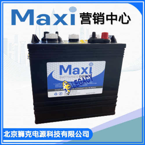 英国MAXI蓄电池 T105E 6V225AH 20小时放电率225AH高尔夫球车专用