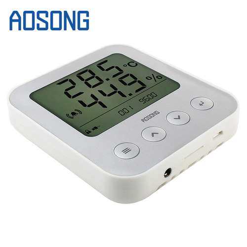 AOSONG-AW3485A壁挂式工业级温湿度变送器仪表RS485信号输出奥松