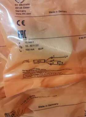 现货IFM易福门IIS226 IIK3015BBPKG US-104电感式传感器接近开关