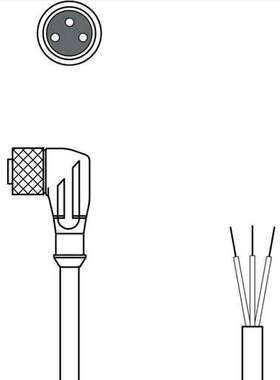 原装leuze劳易测K-D M8W-3P-2m-PVC；KD U-M8-3W-V1-020 50130860