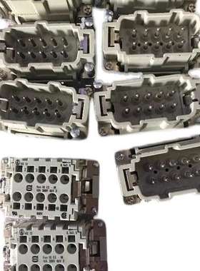 HARTING连接器09330102616公芯HAN-10ES-M弹片式16A/500V浩亭原装