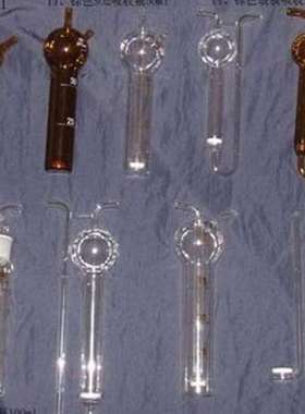 25M多孔吸收瓶 50ML多孔玻板吸收管 白色/棕色二氧化硫吸收瓶