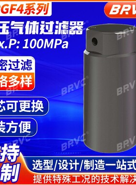 不锈钢高压气体过滤器HPGF4半导体气体过滤器氮气氢气高纯过滤器