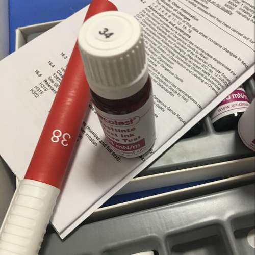 38#达因液德国ARCOTEST电晕笔电晕液达因笔金属铝材均可用包邮