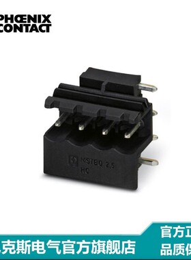 菲尼克斯端子连接器插座 MSTBO 25/4-G1R BK-2908993