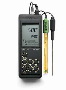 哈纳HI99131便携式防水型酸度pH 温度测定仪 防水PH计