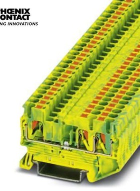 菲尼克斯 接线端子直插式连接接地端子 PT 25-TWIN-PE-3209565