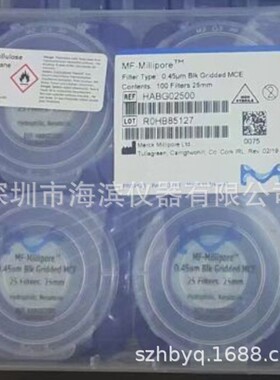 MILLIPORE聚偏二氟乙烯滤膜GVHP01300 13MM 0.22UM疏水微孔滤膜