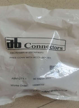 原装正品AB Connectors Ltd 连接器插头ABCIRH06R1812SCNF80P3