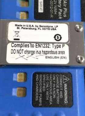 Gilian plus 采样泵配套原装电池  美国Gilair plus防爆电池