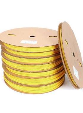 环保热缩管 Φ2mm-10mm 黄色1卷 电线数据线收缩管绝缘管套电工用