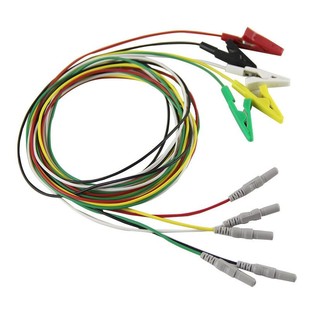 鳄鱼夹电极线 脑电电极线 肌电线 脑电线 肌电图电极线1.5m