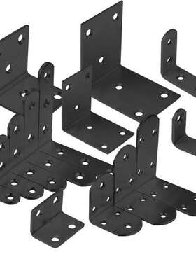 不锈钢角码90度直角加固定块黑色角码支架 l型角铁五金家具连接件