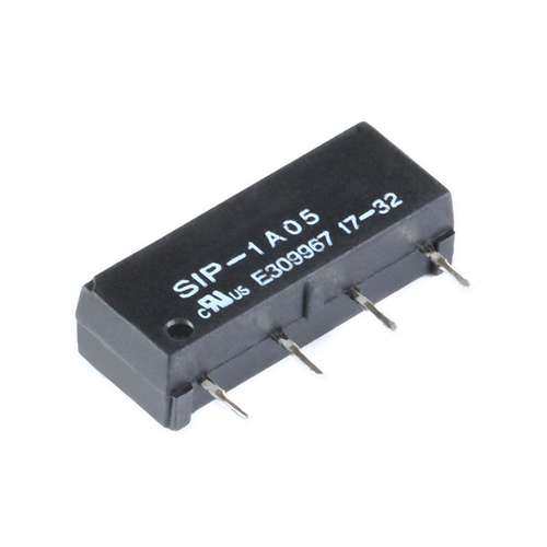 全新 SIP-1A05 SIP-1A12 干簧继电器 1组常开 DC5V 12V 4脚