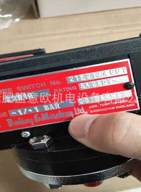 英国BAILEY&MACKEY压力开关 BAILEY&MACKEY压力表