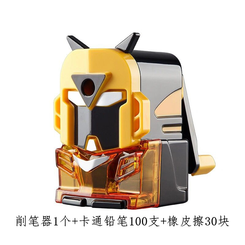 YUNFENG KING KONG 전쟁의 신 연필깎이 자동차 연필깎이 변형된 수동식 다기능 연필깎이 연필깎이 연필깎이