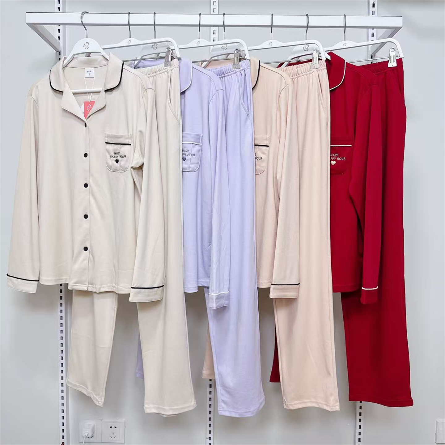 都市丽人睡衣女纯棉双面无尘棉