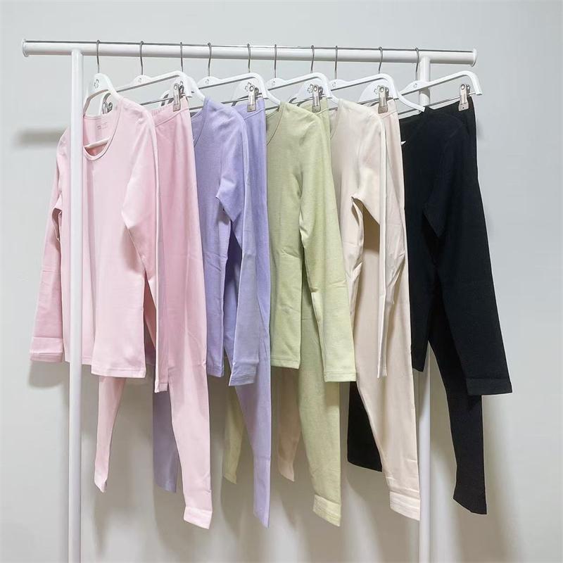 圆领云彩人保暖内衣都市丽人女士