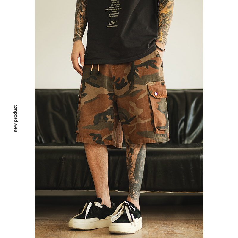 美式迷彩工装五分短裤