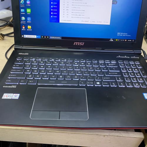 议价微星游戏笔记本ge62，6代i7处理器，8g内存，480g固