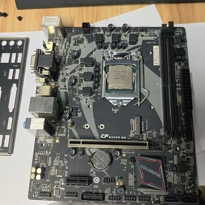 议价拆机七彩虹B365M-HD主板 i7-8700CPU 功能