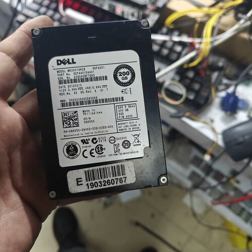 议价戴尔200G SAS固态MK2001GRZB