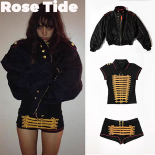 Rose Tide买手店正品折扣Praying套装Polo领短袖迷你短裤夹克外套