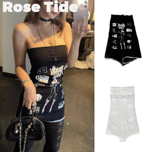 doll连体衣漫画印花抹胸连体裤 Deadly Tide买手店折扣正品 Rose