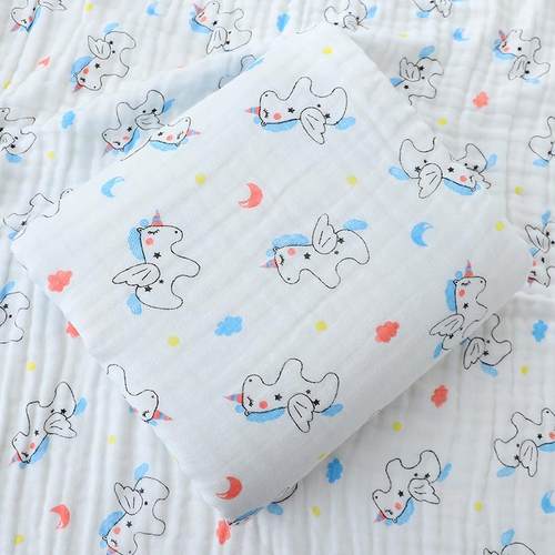 六层纱布纯棉柔软宝宝浴巾