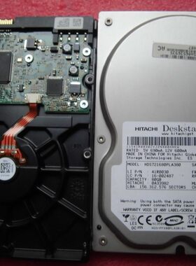 HITACHI/日立HDS721680PLA380 SATA串口7200转台式机硬盘实物图