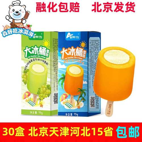 【整箱包邮】奥雪大冰桶雪糕