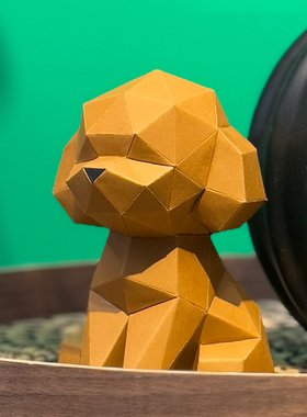 纸米星球柴犬哈士奇柯基泰迪狗狗可爱动物3d立体折纸模型手工礼物