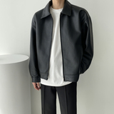 现货皮衣外套男潮流韩版PU皮休闲机车夹克A208-P88，男装皮衣，星座1017-1