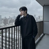 新款现货男装设计感艺术假两件卫衣男内搭上衣CR472-P68，男装卫衣，星座1017-1