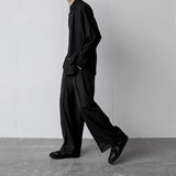 2025秋季货纯色长袖衬衫宽松衬衣潮流外套CS339-P48控68，男装衬衫，星座1017-1