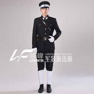 巡捕房新款男士二狗子演出服民国年会表演汉奸特务舞台18-25周岁
