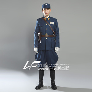 八佰杜淳川军军官表演出年会民国套装剧本杀演绎推理影视同款新款